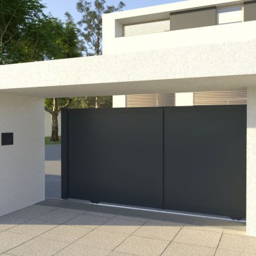 Portail APOLLON Aluminium Coulissant Sur Mesure à Motoriser