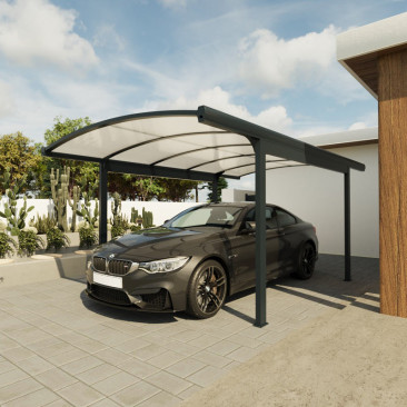 Carport Aluminium Cintré Clio Sur Mesure