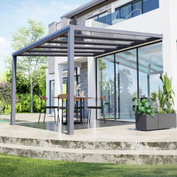 Pergola Aluminium STARTER 4x3m Toit en verre