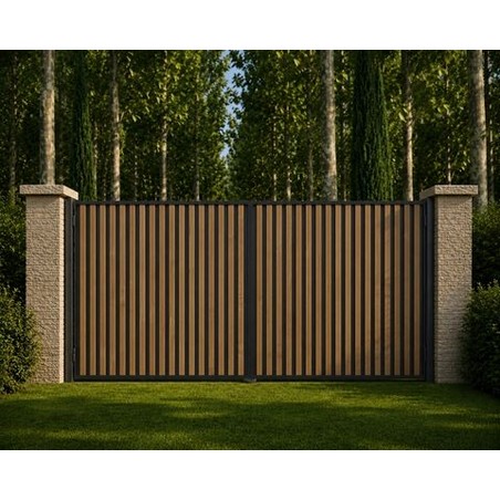 Portail NATURAIME Chênes Battant Sur Mesure