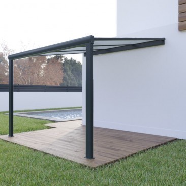 Pergola Aluminium Classique Toiture en Polycarbonate 16 mm Standard